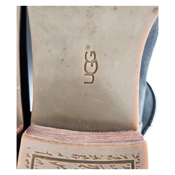 UGG Gray Ankle Boots Suede Minimalist Design - Picture 12 of 13